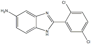 2-(2,5-dichlorophenyl)-1H-1,3-benzodiazol-5-amine Struktur