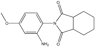 2-(2-amino-4-methoxyphenyl)hexahydro-1H-isoindole-1,3(2H)-dione Struktur