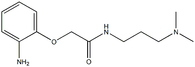 2-(2-aminophenoxy)-N-[3-(dimethylamino)propyl]acetamide Struktur