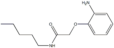 2-(2-aminophenoxy)-N-pentylacetamide Struktur