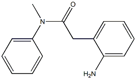 2-(2-aminophenyl)-N-methyl-N-phenylacetamide Struktur