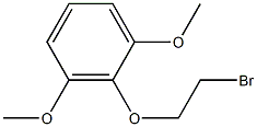 2-(2-bromoethoxy)-1,3-dimethoxybenzene Struktur