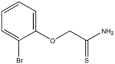 2-(2-bromophenoxy)ethanethioamide Struktur