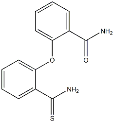 2-(2-carbamothioylphenoxy)benzamide Struktur