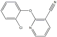 2-(2-chlorophenoxy)nicotinonitrile Struktur