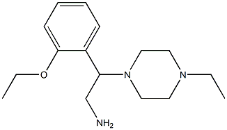 2-(2-ethoxyphenyl)-2-(4-ethylpiperazin-1-yl)ethanamine Struktur