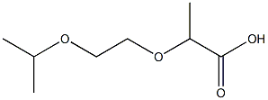 2-(2-isopropoxyethoxy)propanoic acid Struktur