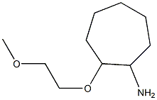 2-(2-methoxyethoxy)cycloheptan-1-amine Struktur