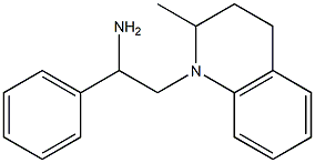 2-(2-methyl-1,2,3,4-tetrahydroquinolin-1-yl)-1-phenylethan-1-amine Struktur