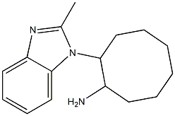 2-(2-methyl-1H-1,3-benzodiazol-1-yl)cyclooctan-1-amine Struktur