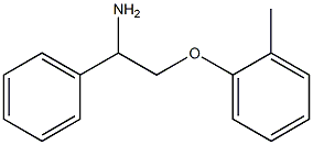 2-(2-methylphenoxy)-1-phenylethanamine Struktur