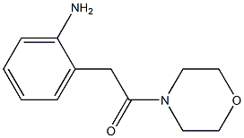 2-(2-morpholin-4-yl-2-oxoethyl)aniline Struktur