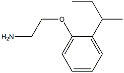 2-(2-sec-butylphenoxy)ethanamine Struktur