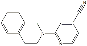 2-(3,4-dihydroisoquinolin-2(1H)-yl)isonicotinonitrile Struktur