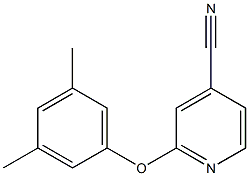 2-(3,5-dimethylphenoxy)isonicotinonitrile Struktur