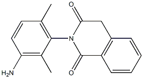 2-(3-amino-2,6-dimethylphenyl)-1,2,3,4-tetrahydroisoquinoline-1,3-dione Struktur