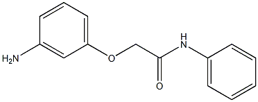 2-(3-aminophenoxy)-N-phenylacetamide Struktur