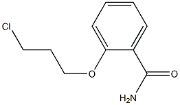 2-(3-chloropropoxy)benzamide Struktur