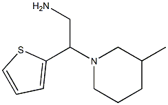 2-(3-methylpiperidin-1-yl)-2-thien-2-ylethanamine Struktur