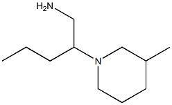 2-(3-methylpiperidin-1-yl)pentan-1-amine Struktur