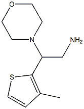 2-(3-methylthien-2-yl)-2-morpholin-4-ylethanamine Struktur