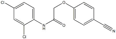 2-(4-cyanophenoxy)-N-(2,4-dichlorophenyl)acetamide Struktur