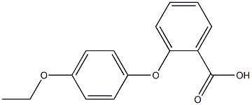 2-(4-ethoxyphenoxy)benzoic acid Struktur