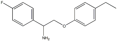 2-(4-ethylphenoxy)-1-(4-fluorophenyl)ethanamine Struktur