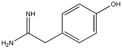 2-(4-hydroxyphenyl)ethanimidamide Struktur