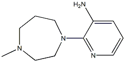 2-(4-methyl-1,4-diazepan-1-yl)pyridin-3-amine Struktur