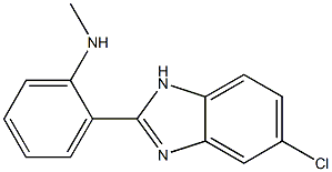 2-(5-chloro-1H-1,3-benzodiazol-2-yl)-N-methylaniline Struktur