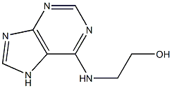 2-(7H-purin-6-ylamino)ethan-1-ol Struktur