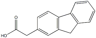 2-(9H-fluoren-2-yl)acetic acid Struktur