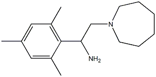 2-(azepan-1-yl)-1-(2,4,6-trimethylphenyl)ethan-1-amine Struktur