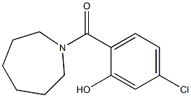 2-(azepan-1-ylcarbonyl)-5-chlorophenol Struktur