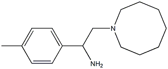 2-(azocan-1-yl)-1-(4-methylphenyl)ethan-1-amine Struktur