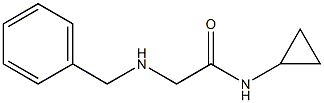 2-(benzylamino)-N-cyclopropylacetamide Struktur