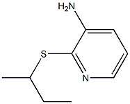 2-(butan-2-ylsulfanyl)pyridin-3-amine Struktur