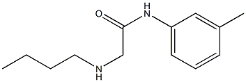 2-(butylamino)-N-(3-methylphenyl)acetamide Struktur