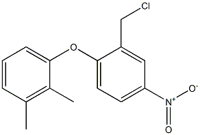 2-(chloromethyl)-1-(2,3-dimethylphenoxy)-4-nitrobenzene Struktur