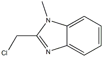 2-(chloromethyl)-1-methyl-1H-1,3-benzodiazole Struktur