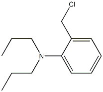 2-(chloromethyl)-N,N-dipropylaniline Struktur