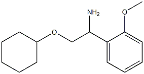 2-(cyclohexyloxy)-1-(2-methoxyphenyl)ethanamine Struktur