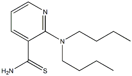 2-(dibutylamino)pyridine-3-carbothioamide Struktur