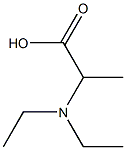 2-(diethylamino)propanoic acid Struktur