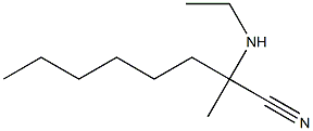 2-(ethylamino)-2-methyloctanenitrile Struktur