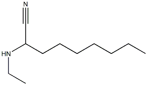 2-(ethylamino)nonanenitrile Struktur