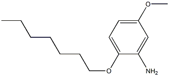 2-(heptyloxy)-5-methoxyaniline Struktur