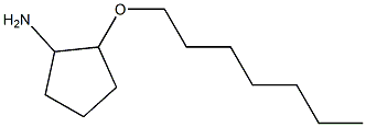 2-(heptyloxy)cyclopentan-1-amine Struktur