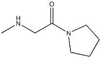 2-(methylamino)-1-(pyrrolidin-1-yl)ethan-1-one Struktur